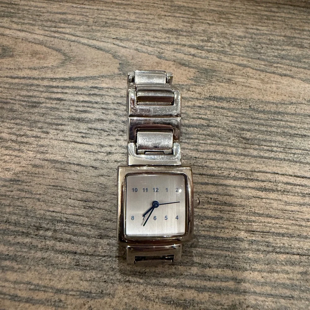 Silver Square Face Watch - Picture 2 of 5